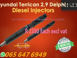 Hyundai Terrican 2.9 Diesel Injectors