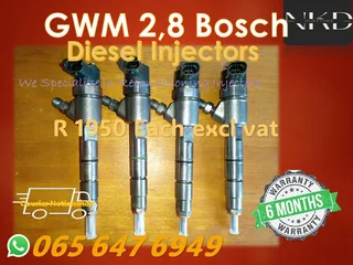 GWM 2.8 Diesel Injectors