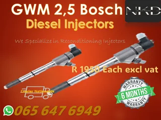 GWM 2.5 Diesel Injectors