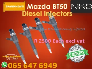 Mazda BT50 Brand New Diesel Injectors
