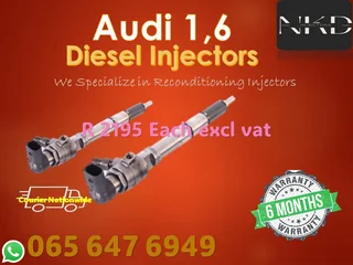 Audi 1.6 Diesel Injectors