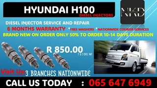 Hyundai H100 Diesel Injectors