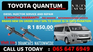 Toyota Quantum Diesel Injectors