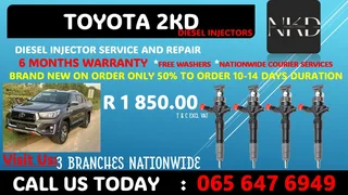 Toyota 2kd Diesel Injectors