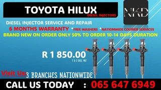 Toyota Hilux Diesel Injectors