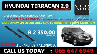 Hyundai Terrican 2.9 Diesel Injectors