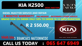 Kia K2500 Delphi Diesel Injectors
