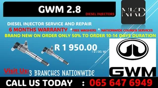 Gwm 2.8 Diesel Injectors