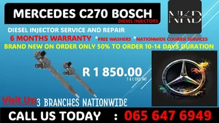 Merc. C270 Bosch Diesel Injectors