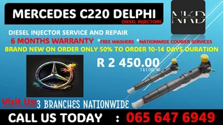 Merc. C220 Delphi Diesel Injectors