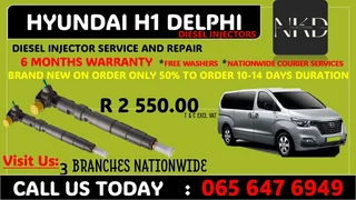 Hyundai H1 Delphi Diesel Injectors