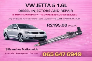 VW 1.6 Diesel Injectors