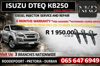 Isuzu DTEQ KB250 Diesel Injectors