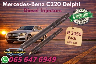 Mercedes C220 Delphi Diesel Injectors