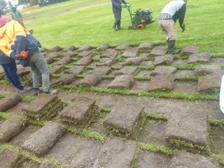 We do sell grass and installation