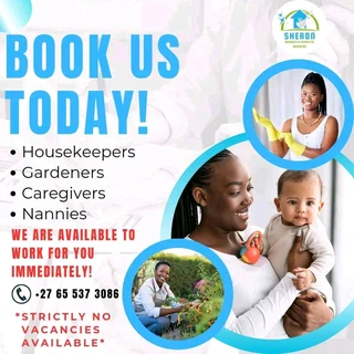 Nanny,Caregivers,Gardeners and House helpers etc...