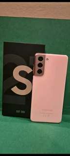 Samsung galaxy s21 5g pink (Water damaged but still works)
