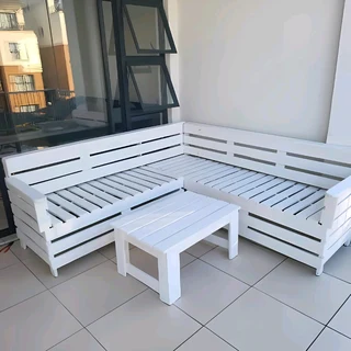Six seater L-Shaped Outdoor Furniture (Custom Patio &amp; Garden Loungers)
