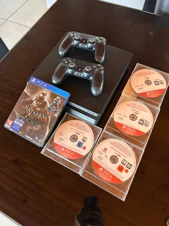 PS4 Slim 1TB With 2 Controllers And 5 Games