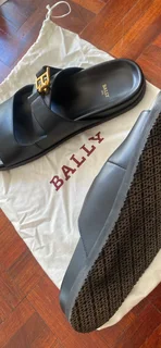 Bally Leather Slides- excellent condition