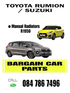 Rumion/ ertiga Radiators available