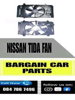 Nissan Tida fan assembly available