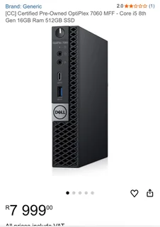 Dell OptiPlex 7050 i5 7th Gen