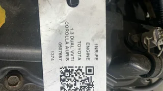 1NR-FE TOYOTA 1.3 COROLLA/AURIS ENGINE FOR SALE