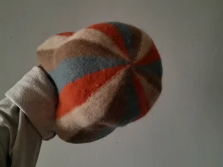 Colourful Wool Hat – Warm &amp; Cozy Statement Beanie, Perfect for Winter