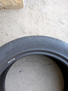 275/45/20 CONTINENTAL NORMAL TYRES X2