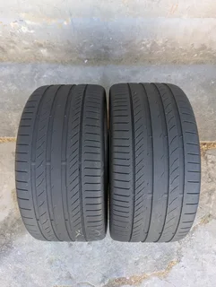 2x 285/30/21 Continental Normal Tyres