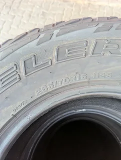 265/70/16 BRIDGESTONE DUELER AT TIRES