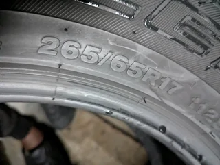 265/65/17 BRIDGESTONE DUELER AT SET TYRES
