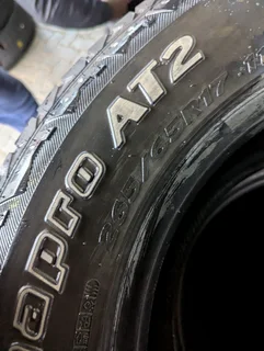265/65 R17 HANKOOK DYNAPRO AT2 SET TYRES