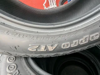 265/65/17 Hankook Dynapro AT2 Tyres