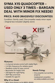 Syma X15 Quadcopter!