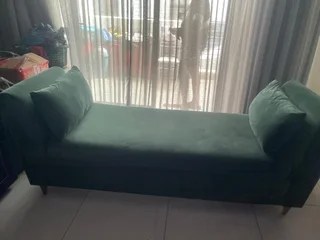 L Shape 3 seater Olive Green Couch