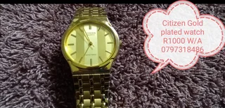 Gold Platted Citizen Watch