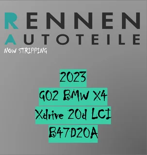 Now Stripping 2023 BMW X4 xDrive20d (G02 LCI) | Engine: B47D20A | OEM and  Used BMW Spares Available