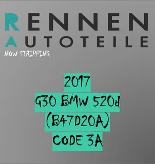 Stripping 2017 BMW 520d (G30) | B47D20A Engine | OEM BMW Spares – CODE 3A