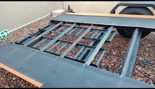 Car trailer, single axle, Breakneck, 1989