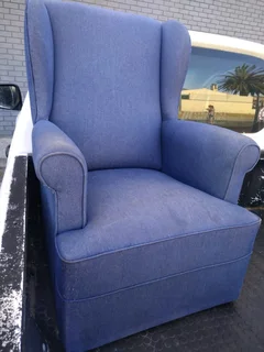 Blue nursing baby rocking chair