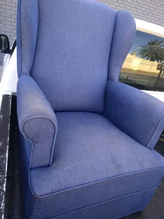 Blue nursing baby rocking chair