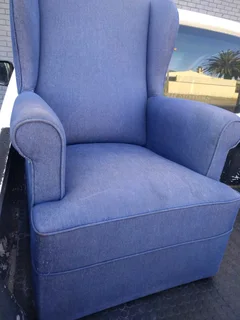 Blue nursing baby rocking chair