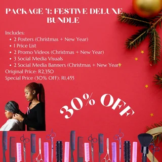 Boost Your Salon Bookings This December – Posters, Price Lists &amp; Promo Videos