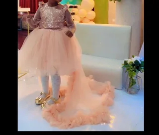 Beautiful party dress for a baby girl aged  4-5.