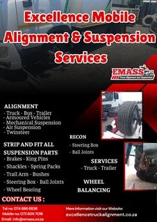 Truck / Bus / Trailer / Armored Vehicles Alignment And Suspension Work.