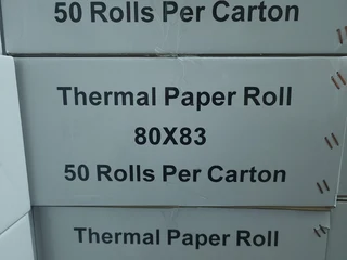 80mm x 83mm Thermal Till Rolls - R560 a box of 50 Rolls