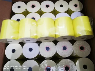 Yellow Thermal Till Rolls - R900 a box of 50 Rolls