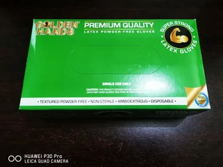 Medtex Latex Powder Free Gloves - R100 each a box of 100 Gloves